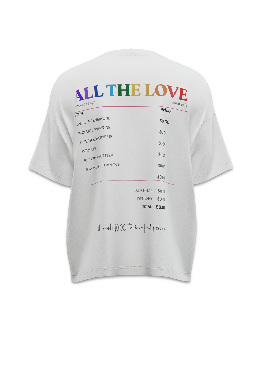 All the love tee