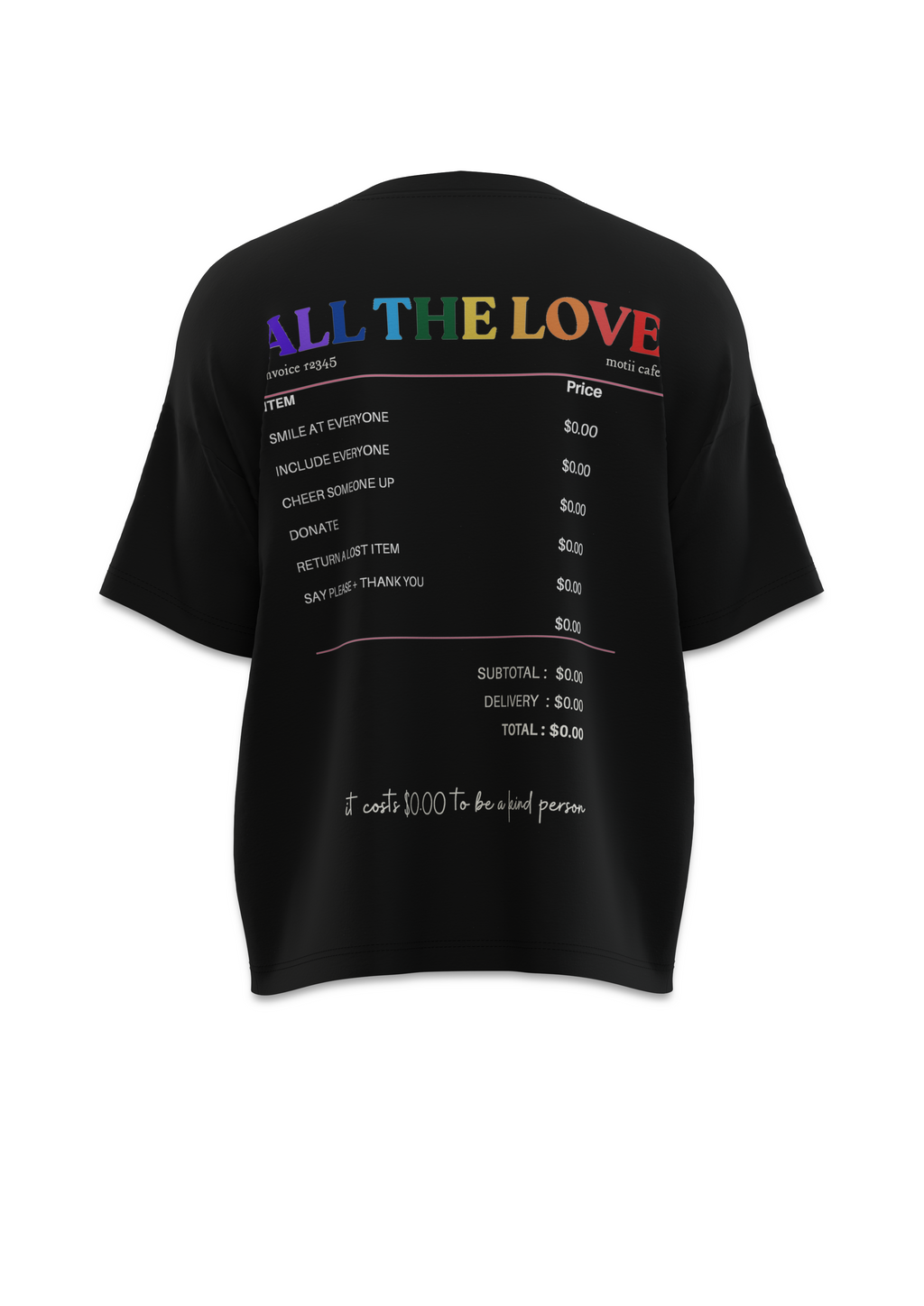 All the love tee