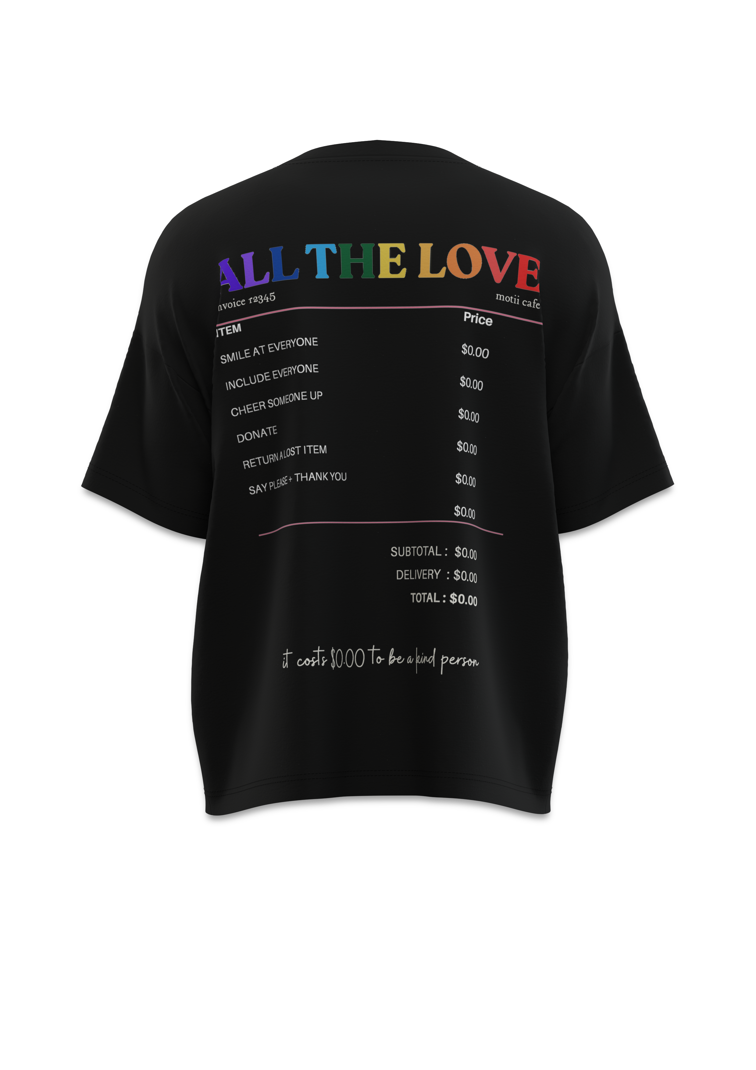 All the love tee